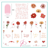 Love Notes (CjSV-37) - CJS Medium Steel Stamping Plate